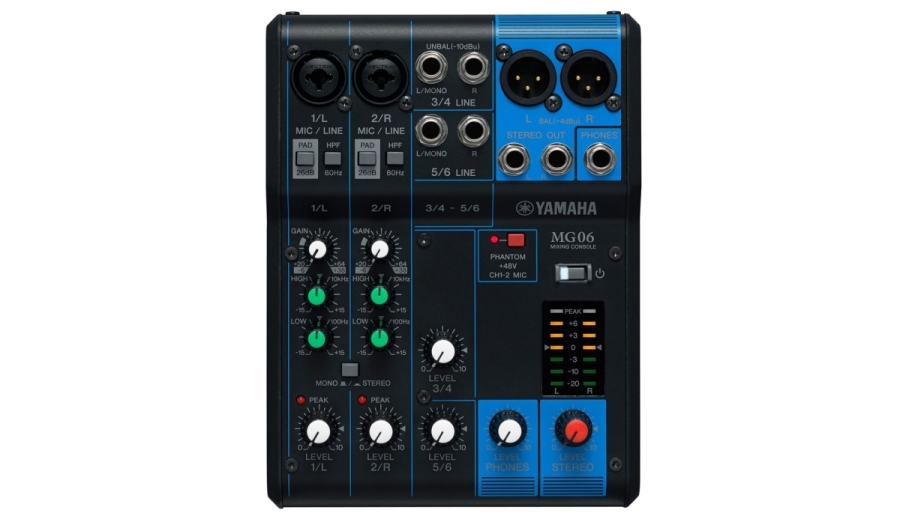 Yamaha MG06 Mixing Console